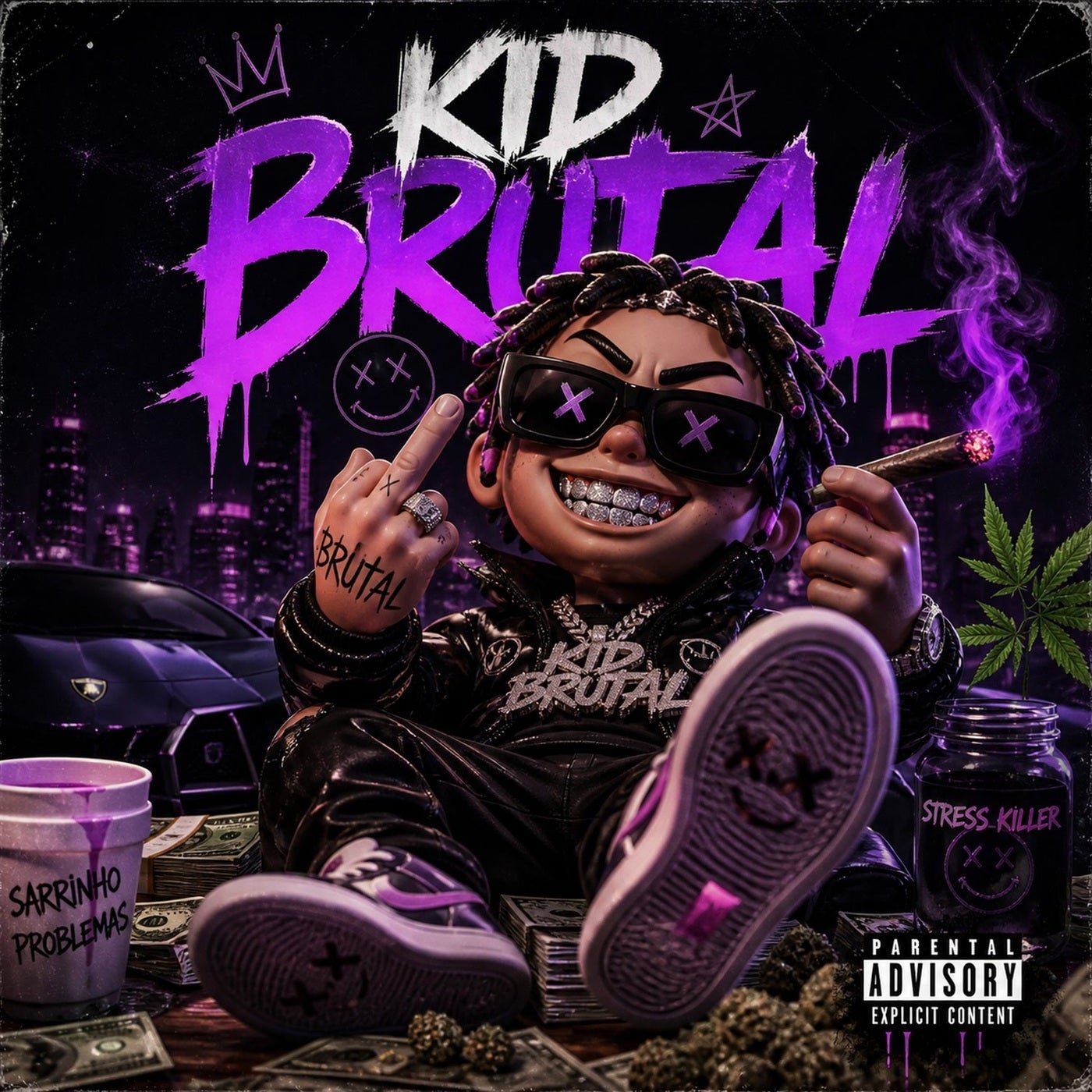 Cover - Kid Brutal - Touch Me Harder (Machine Gun Mix) Promo tools