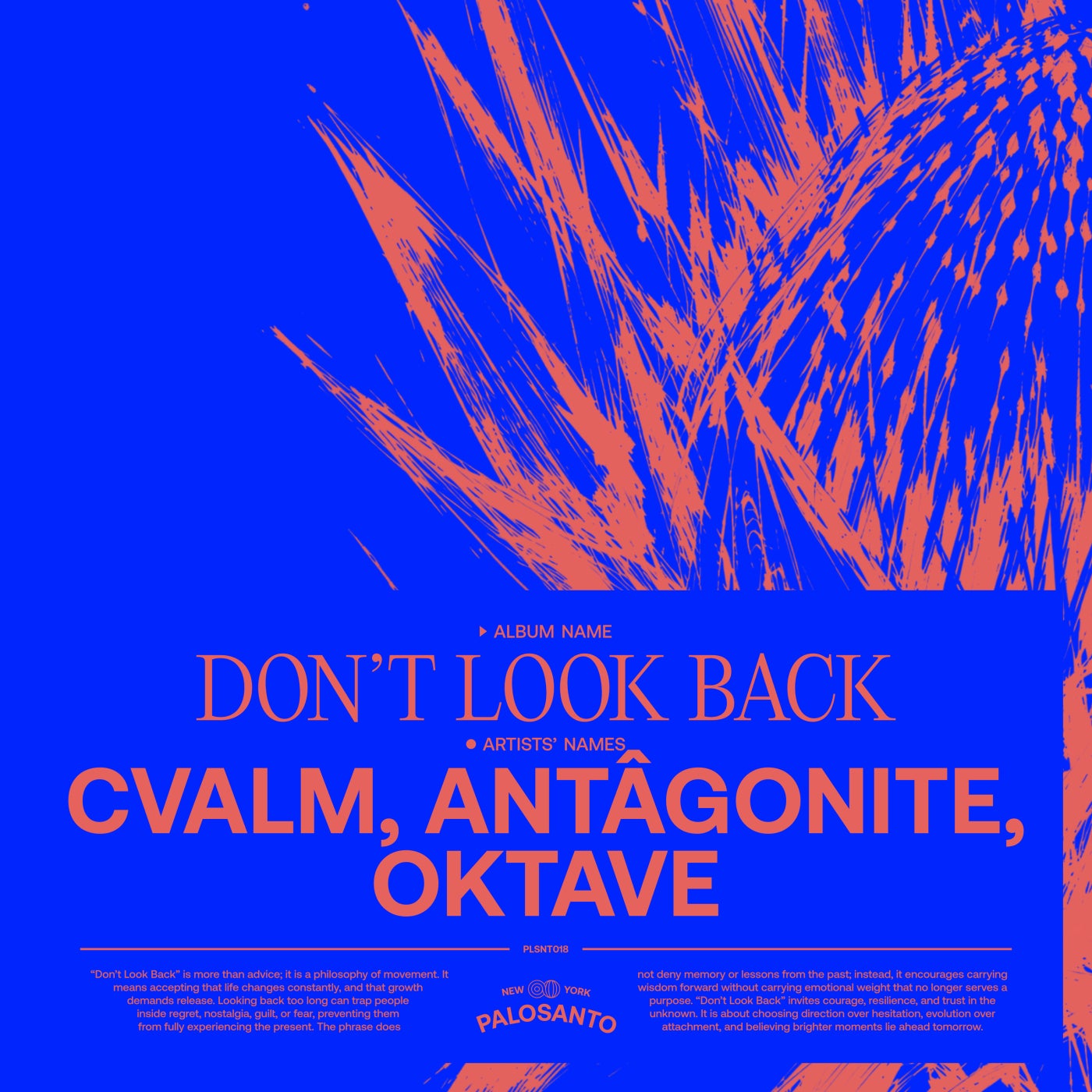 Cover - Oktave, Antagonite, CVALM - Don't Look Back (Extended Mix) Promo tools