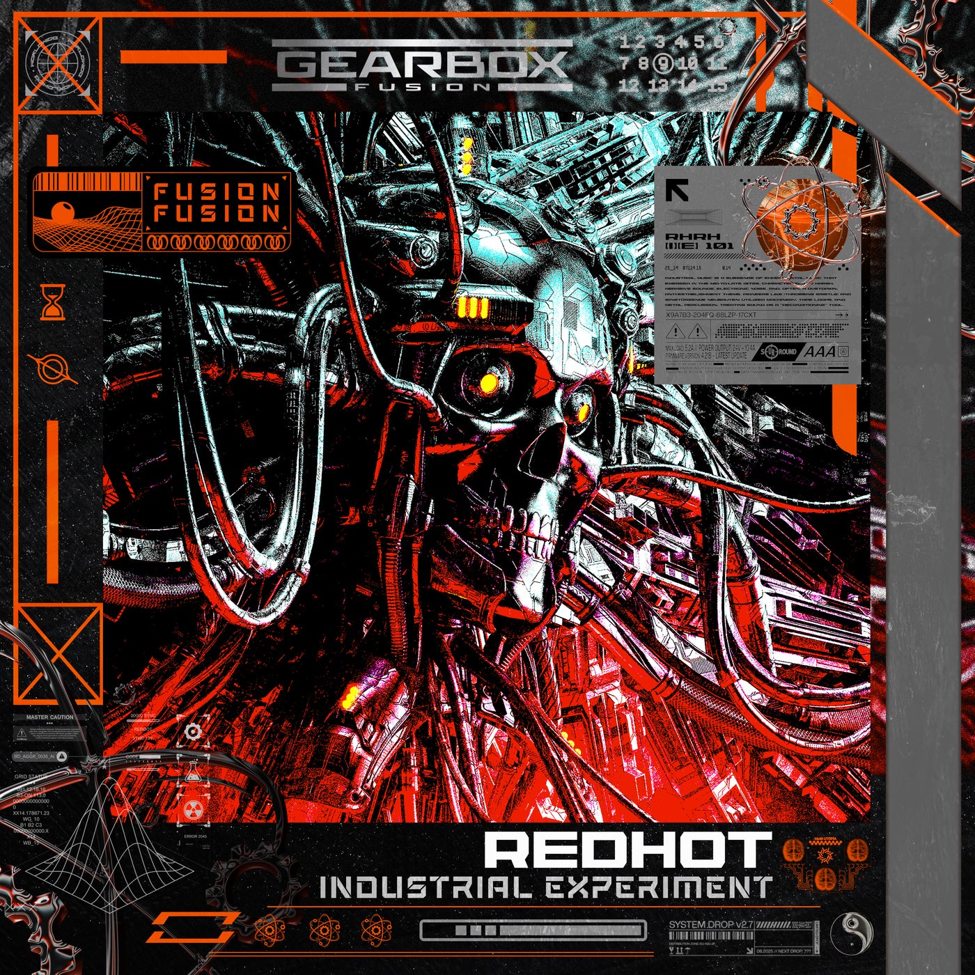 Cover - Redhot - INDUSTRIAL EXPERIMENT (Extended Mix) Promo tools