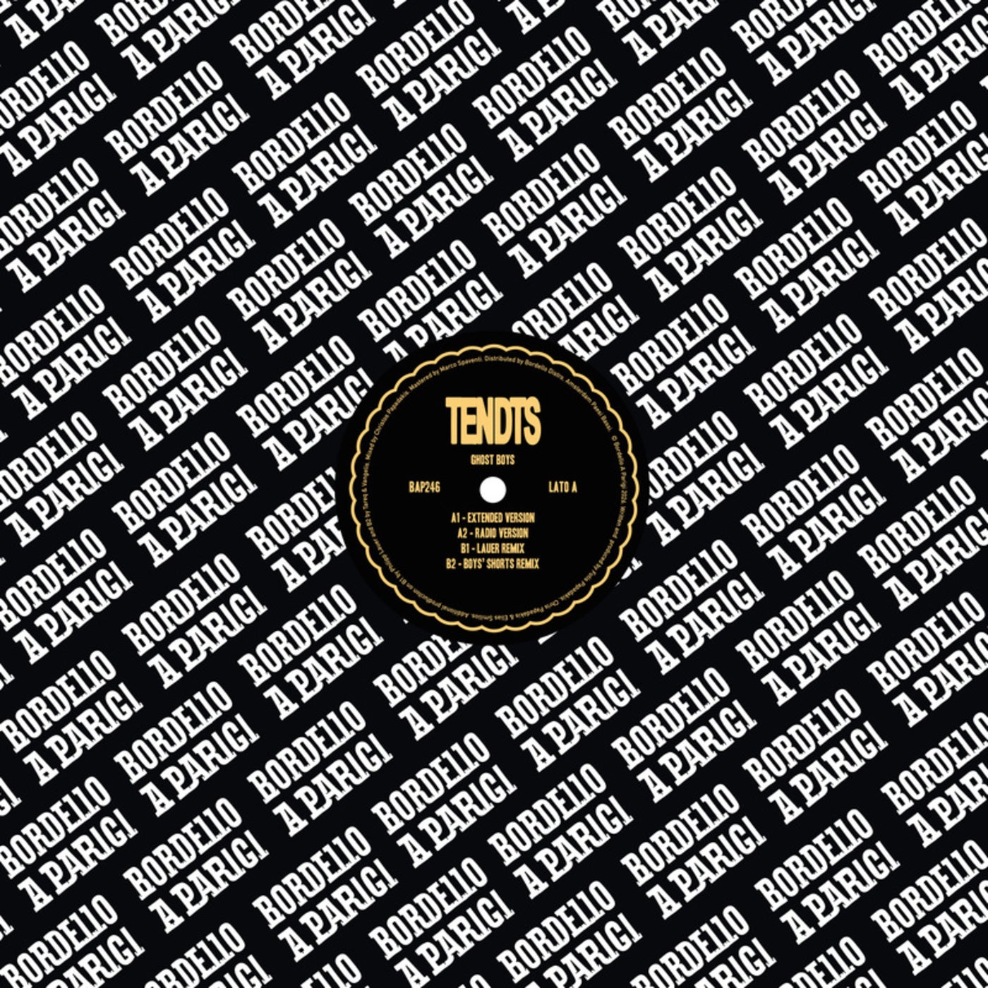 Cover - Tendts - Ghost Boys (Lauer Remix) Promo tools
