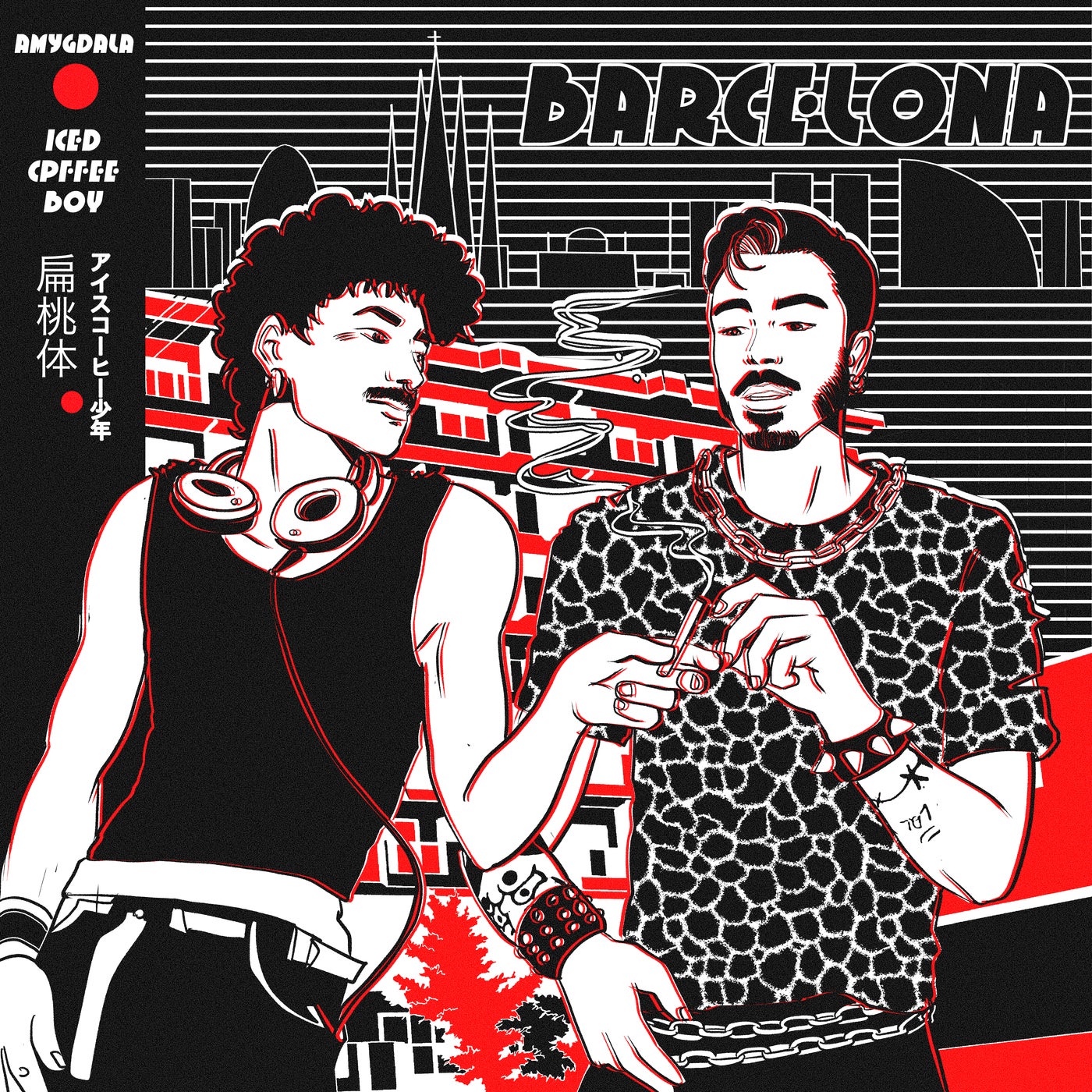Cover - Amygdala, Iced Coffeeboy - Barcelona (Original Mix) Promo tools