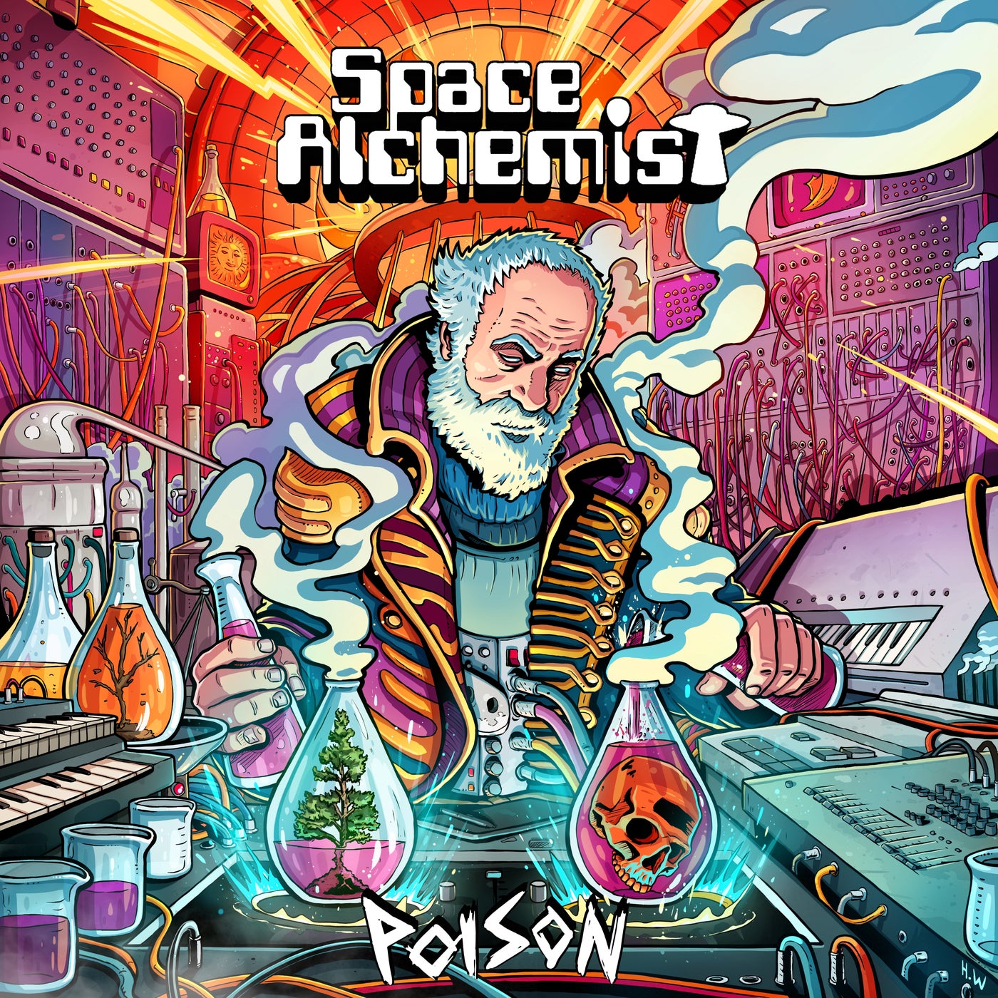 Cover - Fractaly Noise, Space Alchemist - Poison That Kills Is The Same That Heals (Original Mix) Promo tools