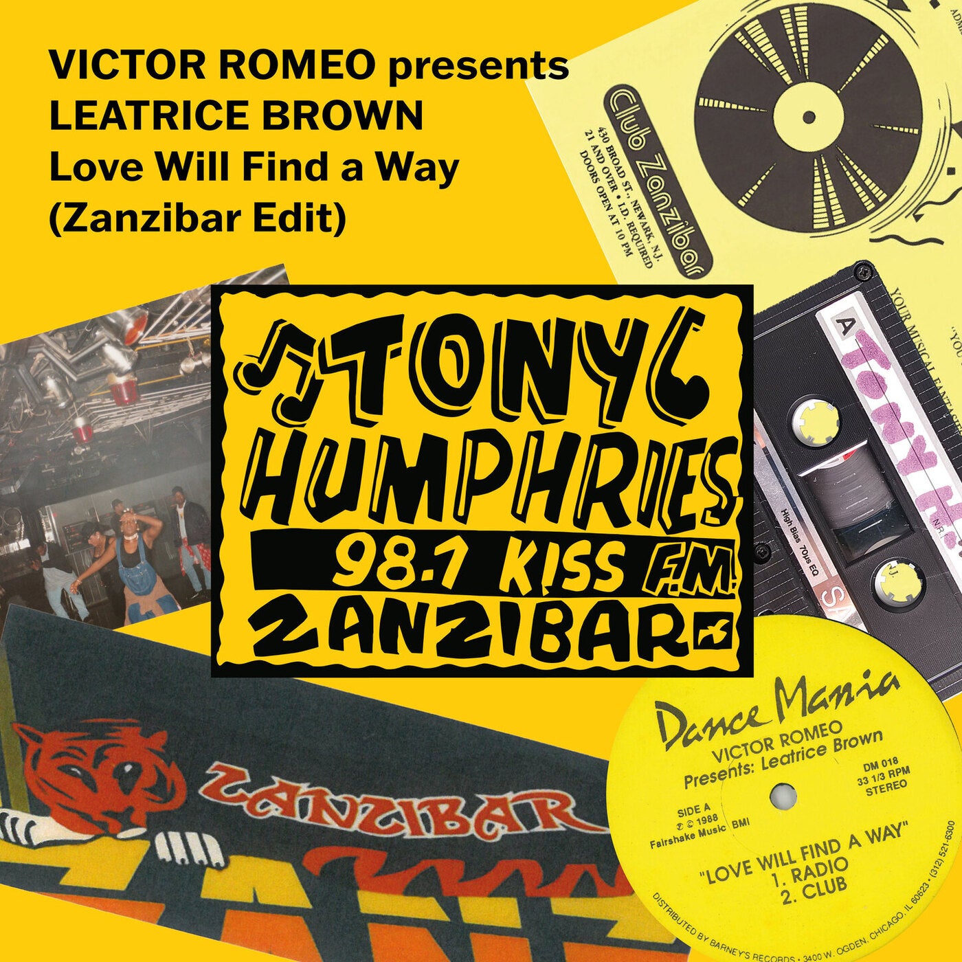 Cover - Victor Romeo, Leatrice Brown - Love Will Find a Way (Zanzibar Edit) Promo tools
