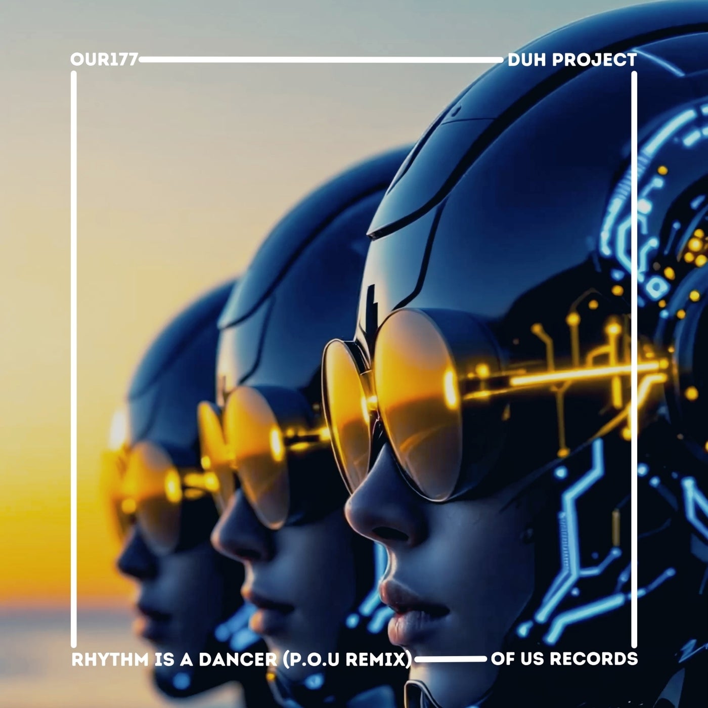 Cover - DUH PROJECT, P.O.U - Rhythm Is a Dancer (P.O.U Extended Remix) Promo tools