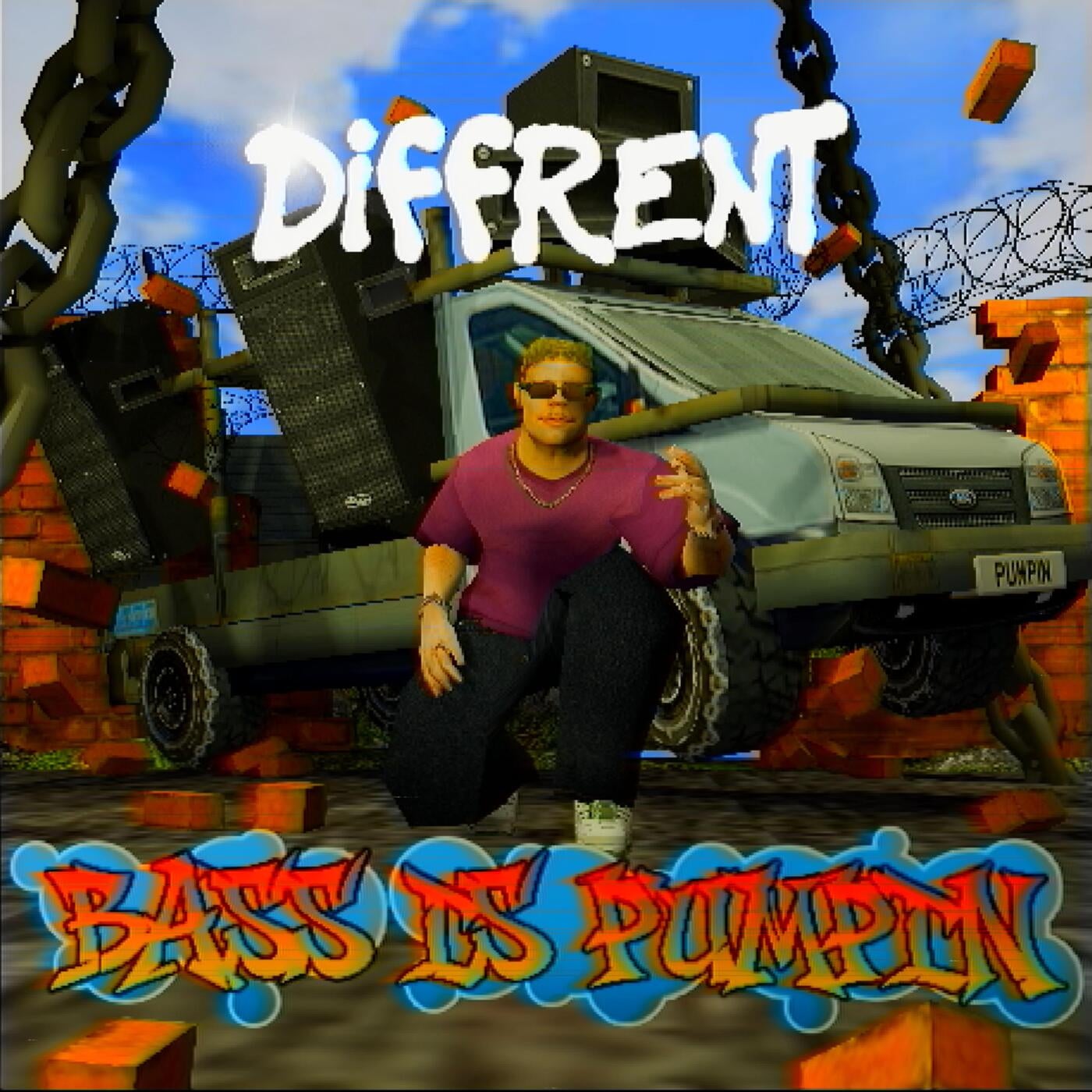 Cover - Diffrent - Bass Is Pumpin (Original Mix) Promo tools
