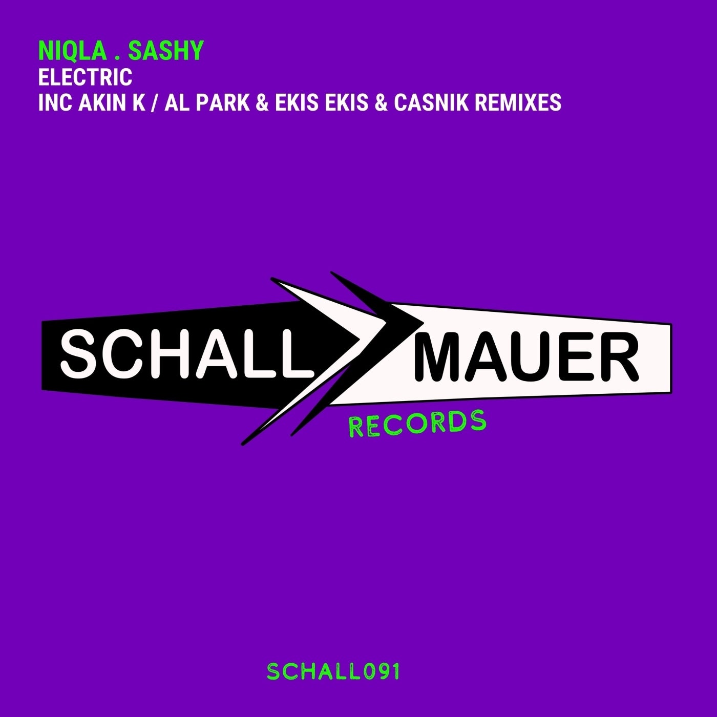 Cover - Sashy, NIQLA - Electric (Original Mix) Promo tools