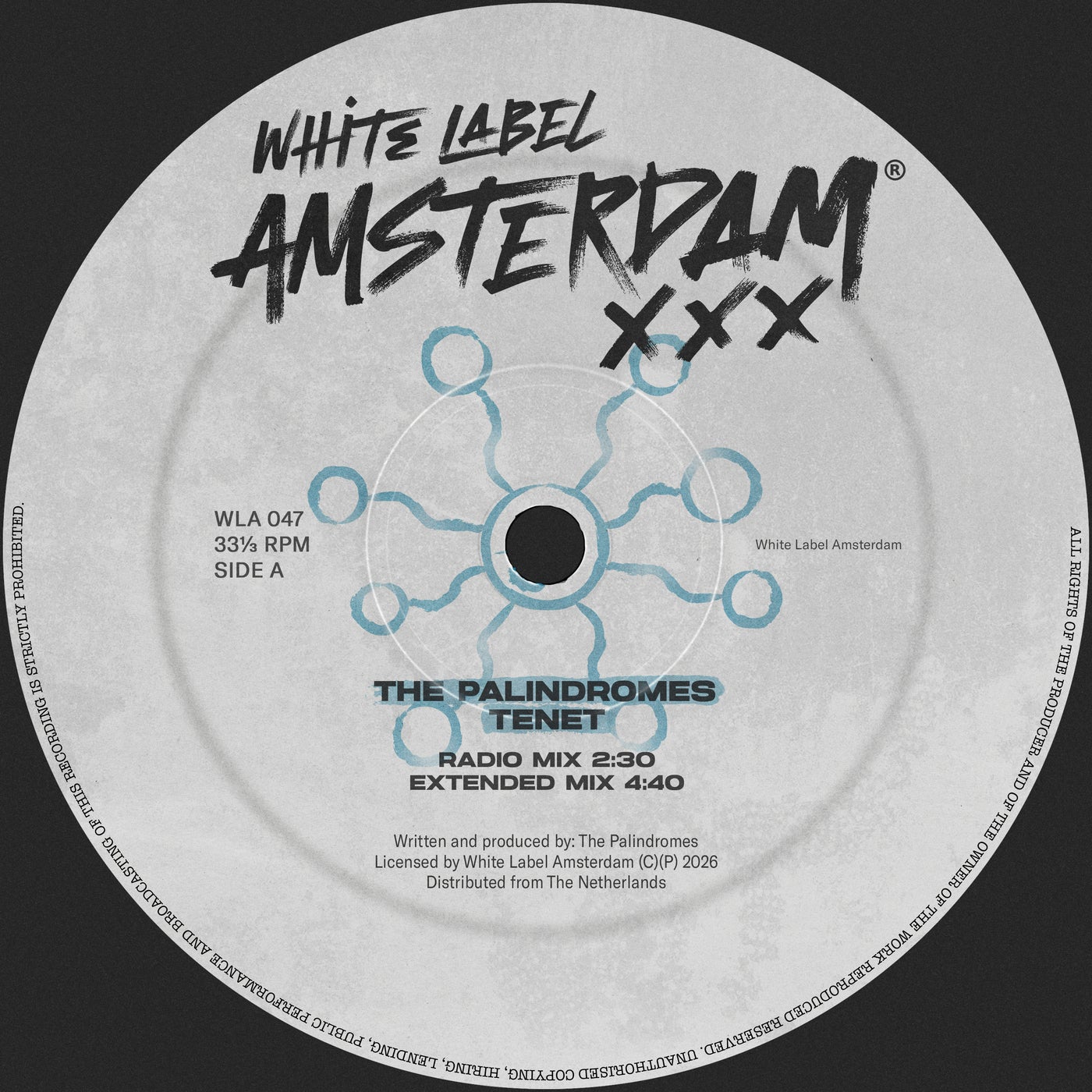 Cover - The Palindromes - TeneT (Extended Mix) Promo tools
