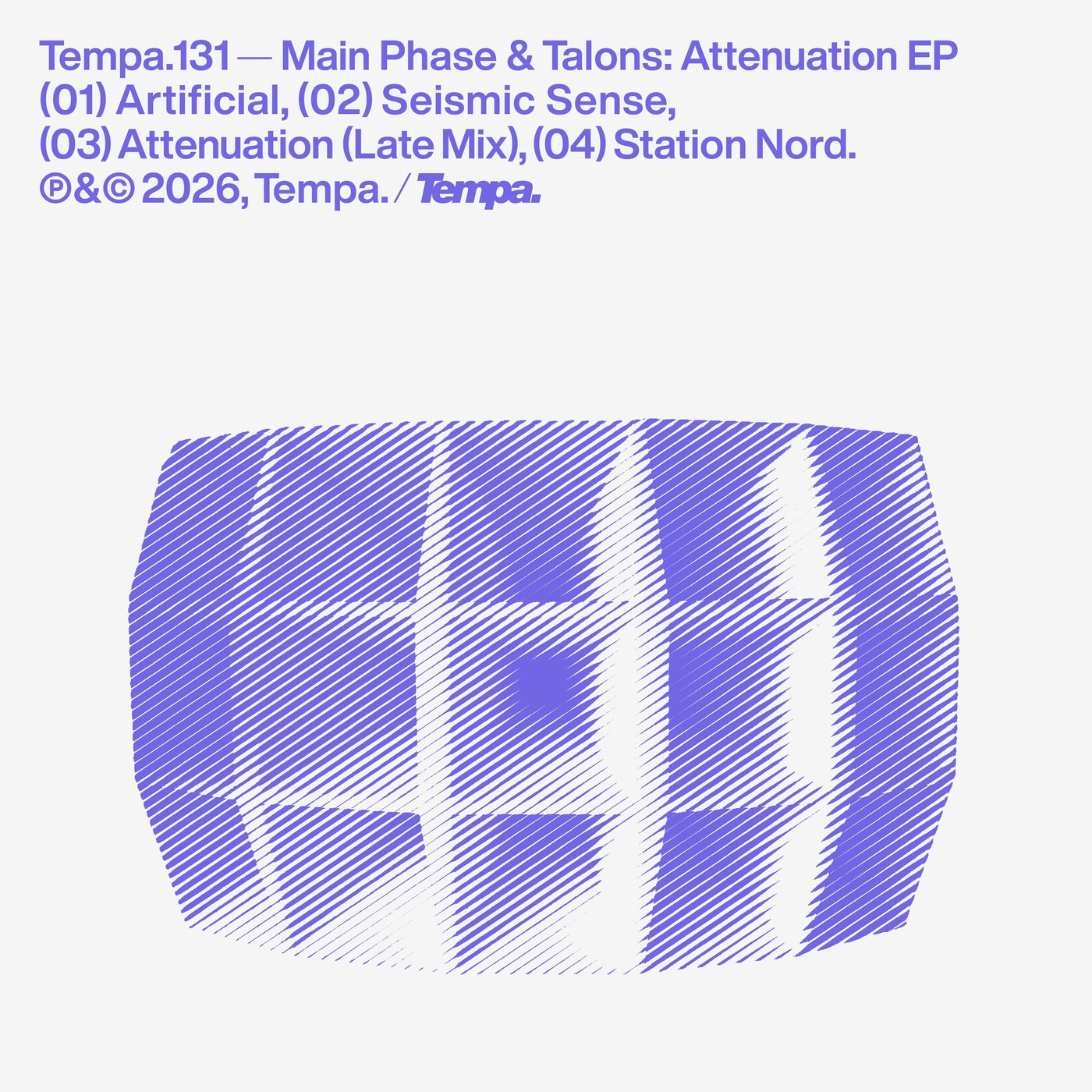 Cover - Main Phase, TALONS - Station Nord (Original Mix) Promo tools