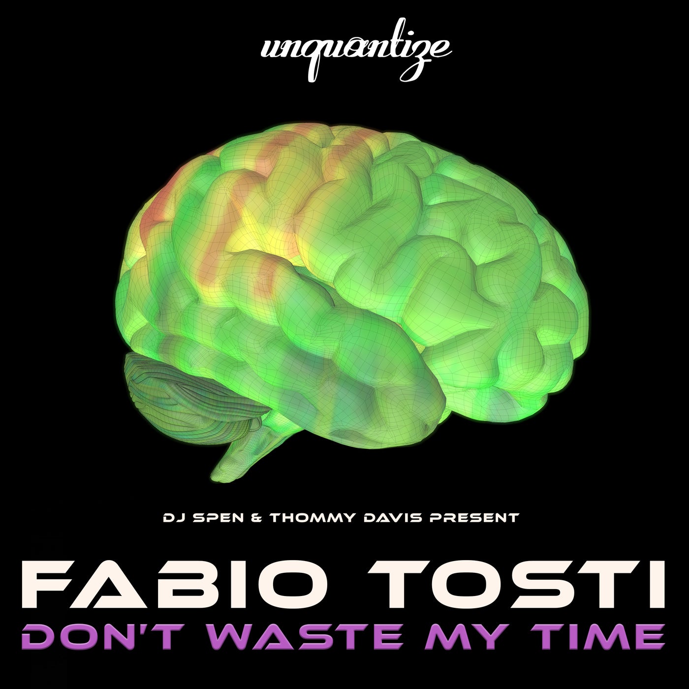 Cover - Fabio Tosti - Don't Waste My Time (DJ Spen Remix) Promo tools