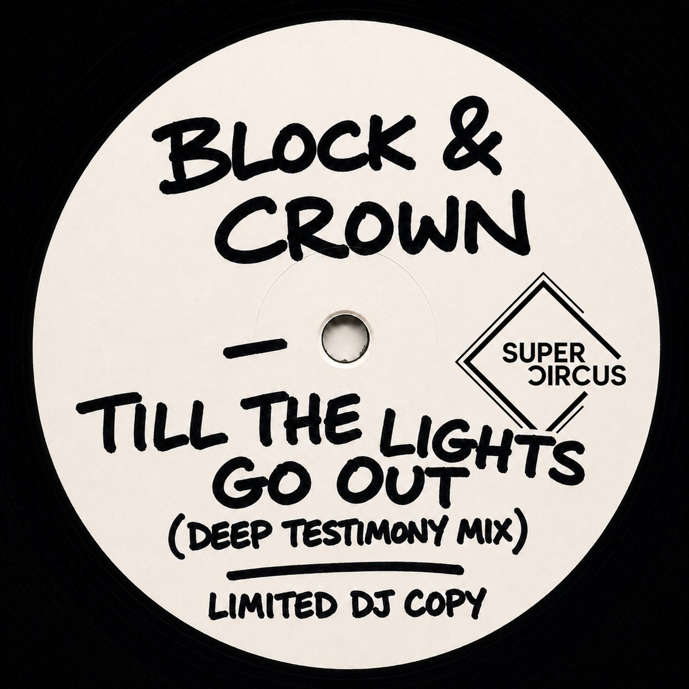 Cover - Block & Crown - Till The Lights Go Out (Deep Testimony Mix) Promo tools