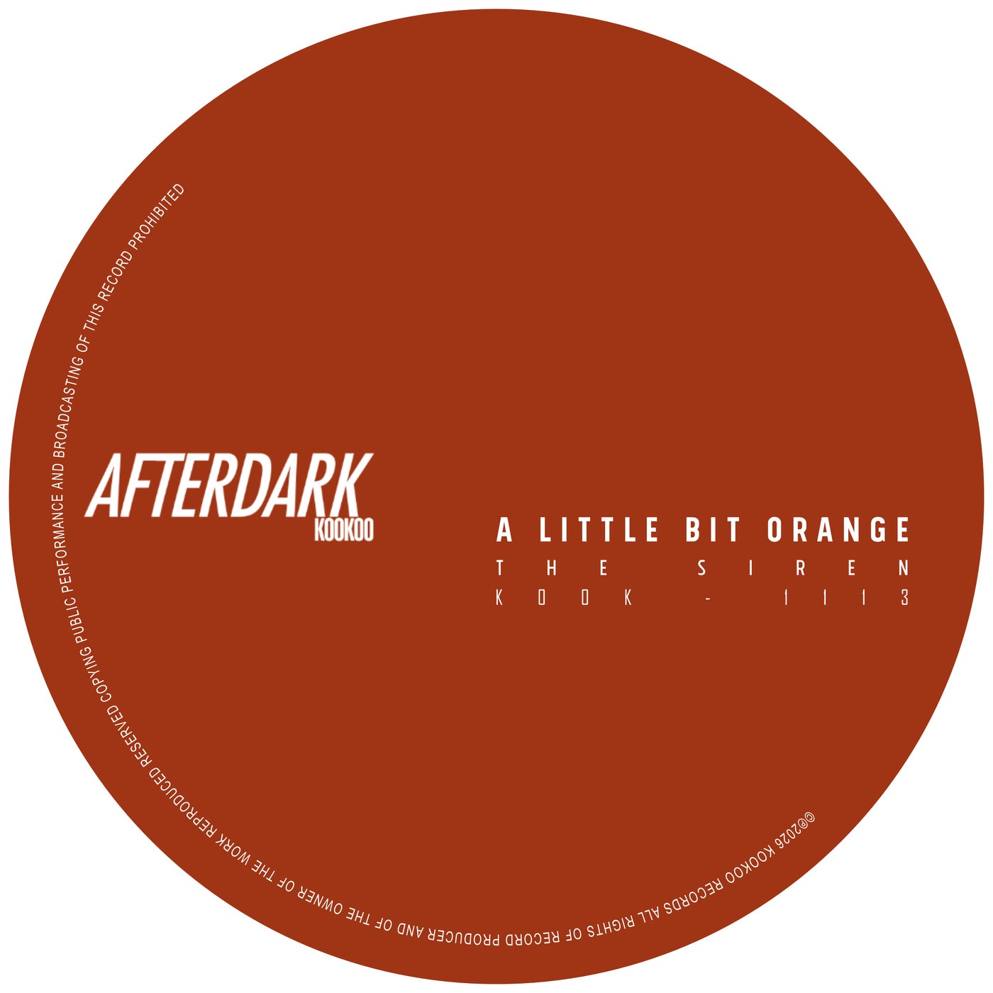 Cover - A Little Bit Orange - Vibes On Sunday (Original Mix) Promo tools