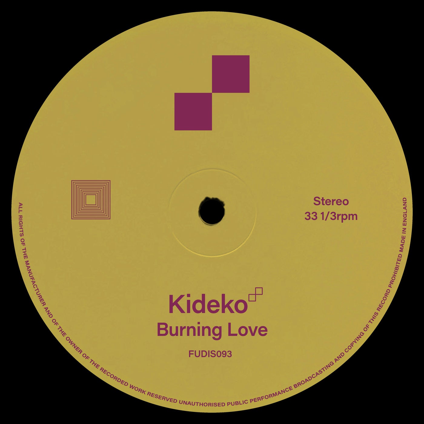 Cover - Kideko - Burning Love (Original Mix) Promo tools