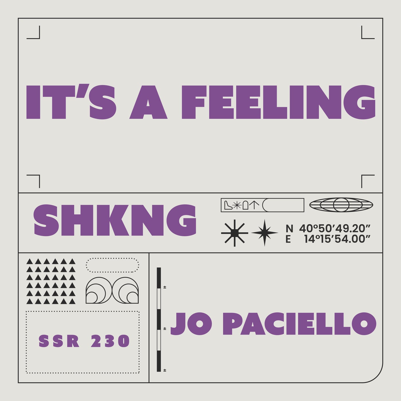 Cover - Jo Paciello - It's a Feeling (Extended Mix) Promo tools