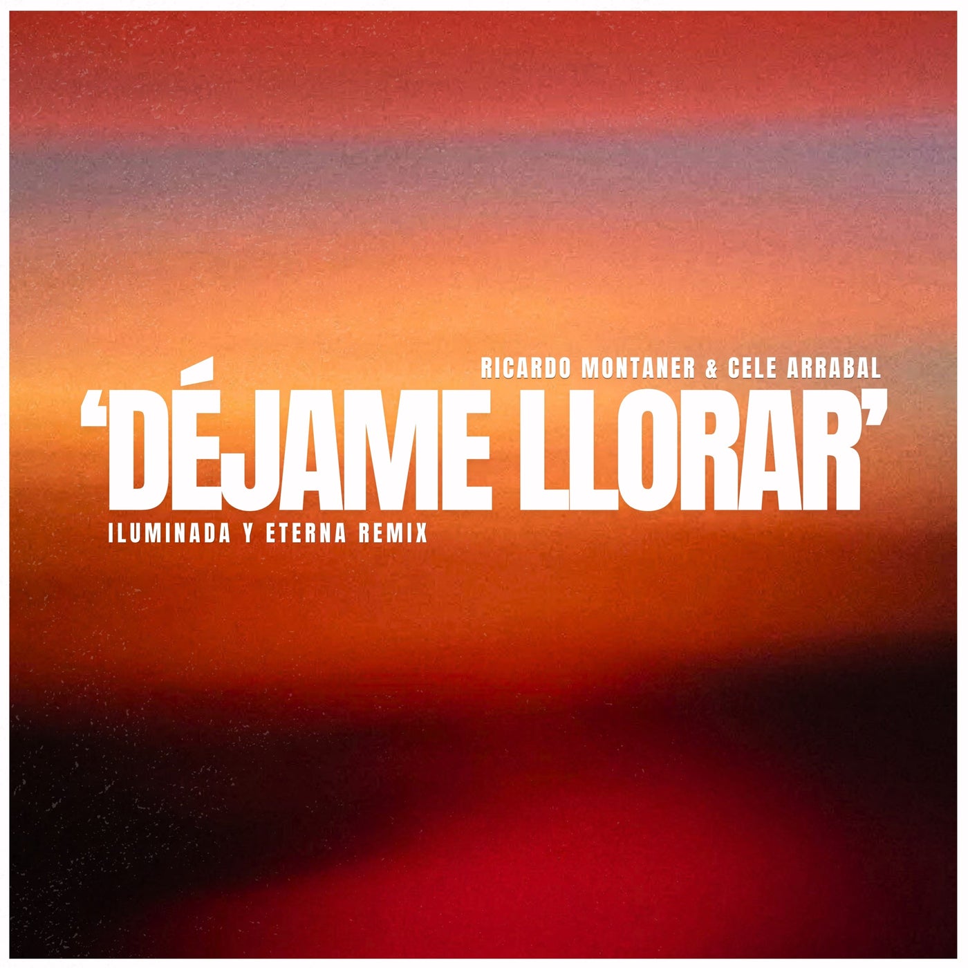 Cover - Ricardo Montaner, Cele Arrabal - Déjame Llorar (Iluminada y Eterna Remix) Promo tools