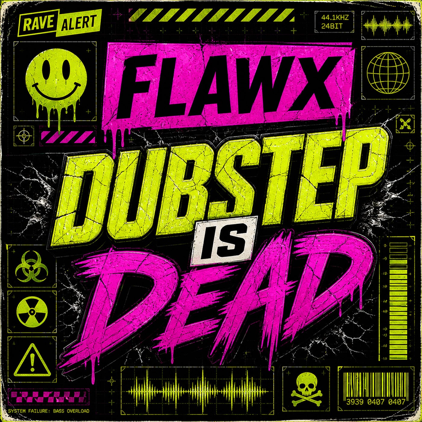 Cover - Flawx - Dubstep Is Dead (Original Mix) Promo tools