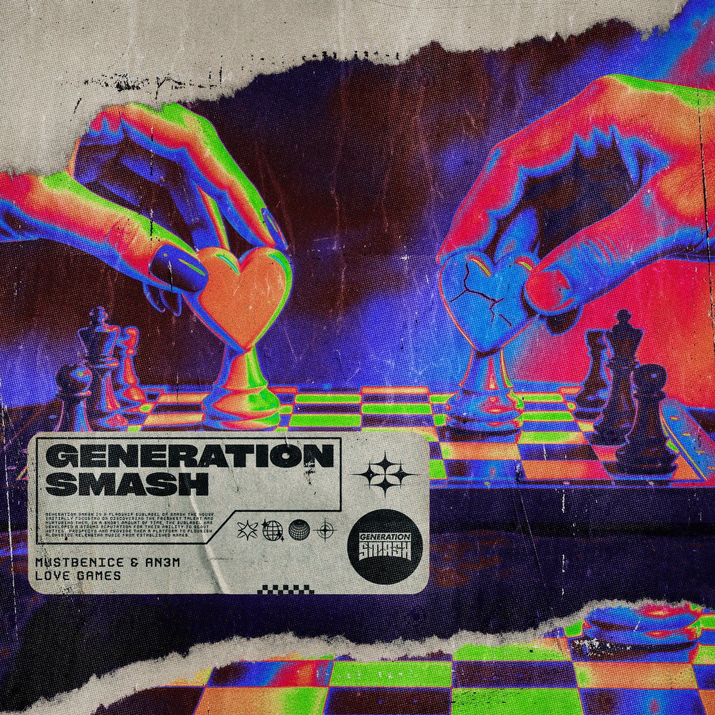 Cover - AN3M, MUSTBENICE - Love Games (Extended Mix) Promo tools