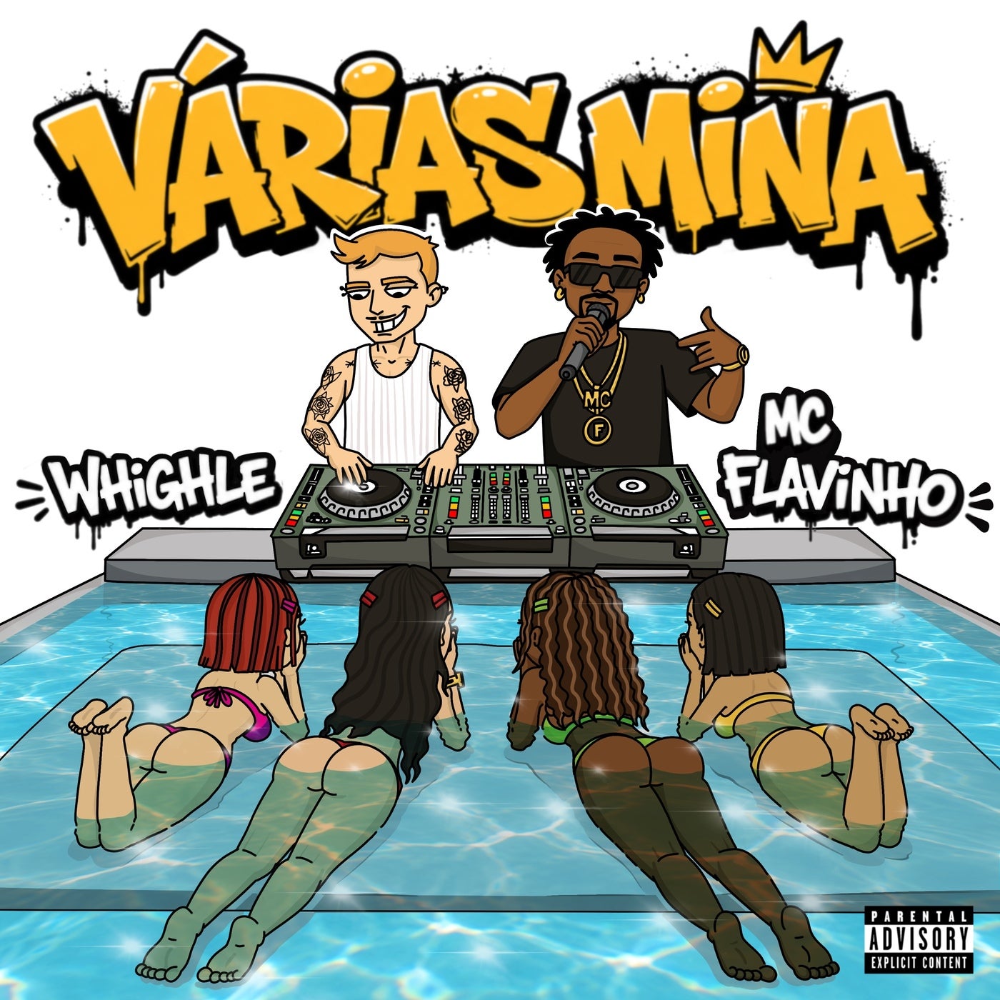 Cover - Whighle, MC Flavinho - Várias Mina (Original Mix) Promo tools