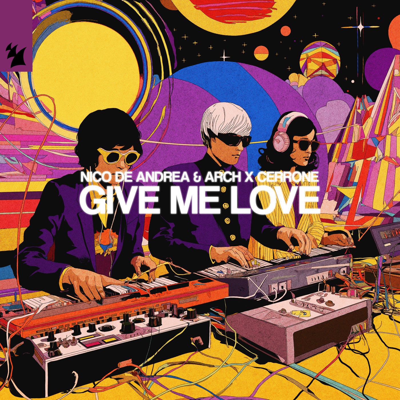 Cover - Cerrone, Nico de Andrea, ARCH (CA) - Give Me Love (Extended Mix) Promo tools