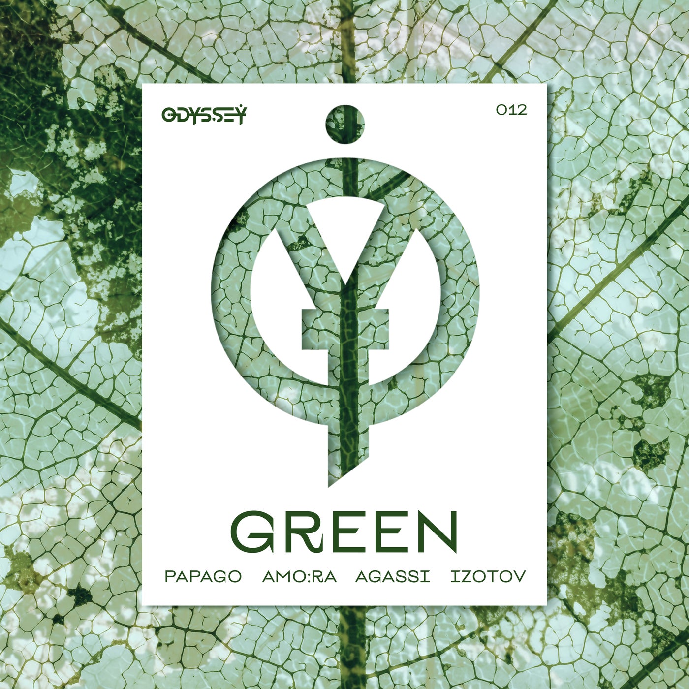 Cover - Agassi, PAPAGO, AMO:RA, IZOTOV - GREEN (Extended Mix) Promo tools