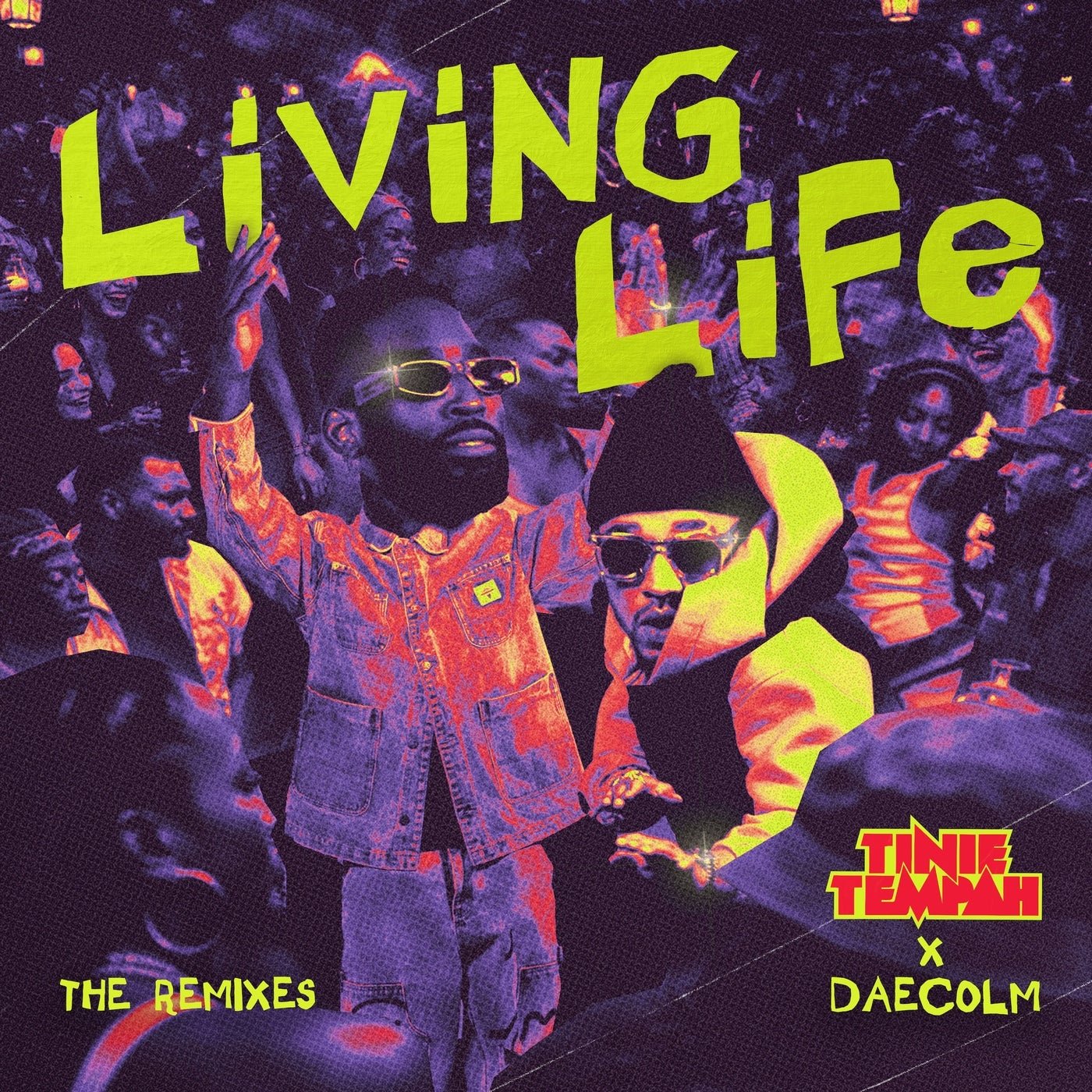 Cover - Tinie Tempah, Daecolm, Kasango - Living Life (Remix by Kasango) Promo tools