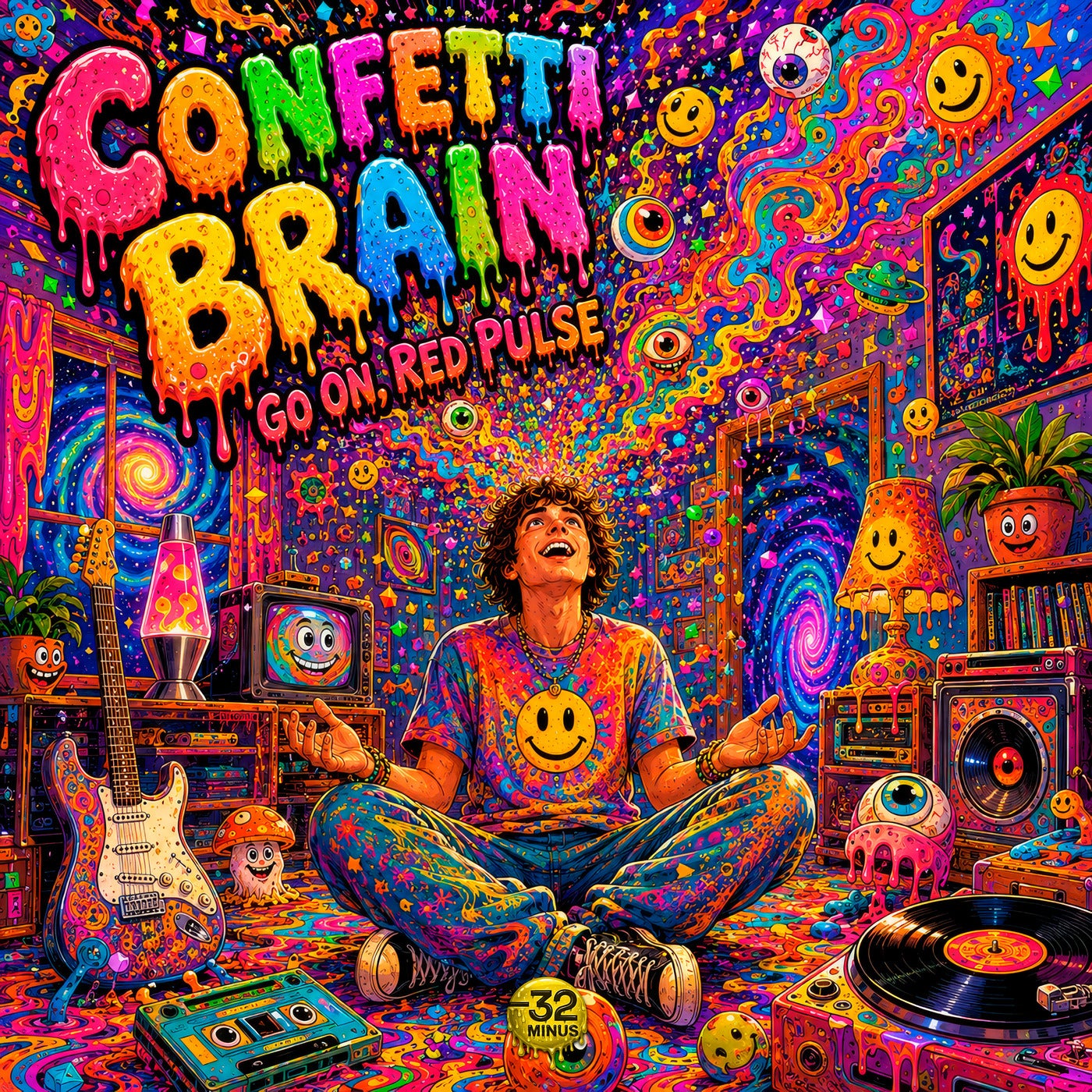 Cover - Go On, Red Pulse - Confetti Brain (Original Mix) Promo tools