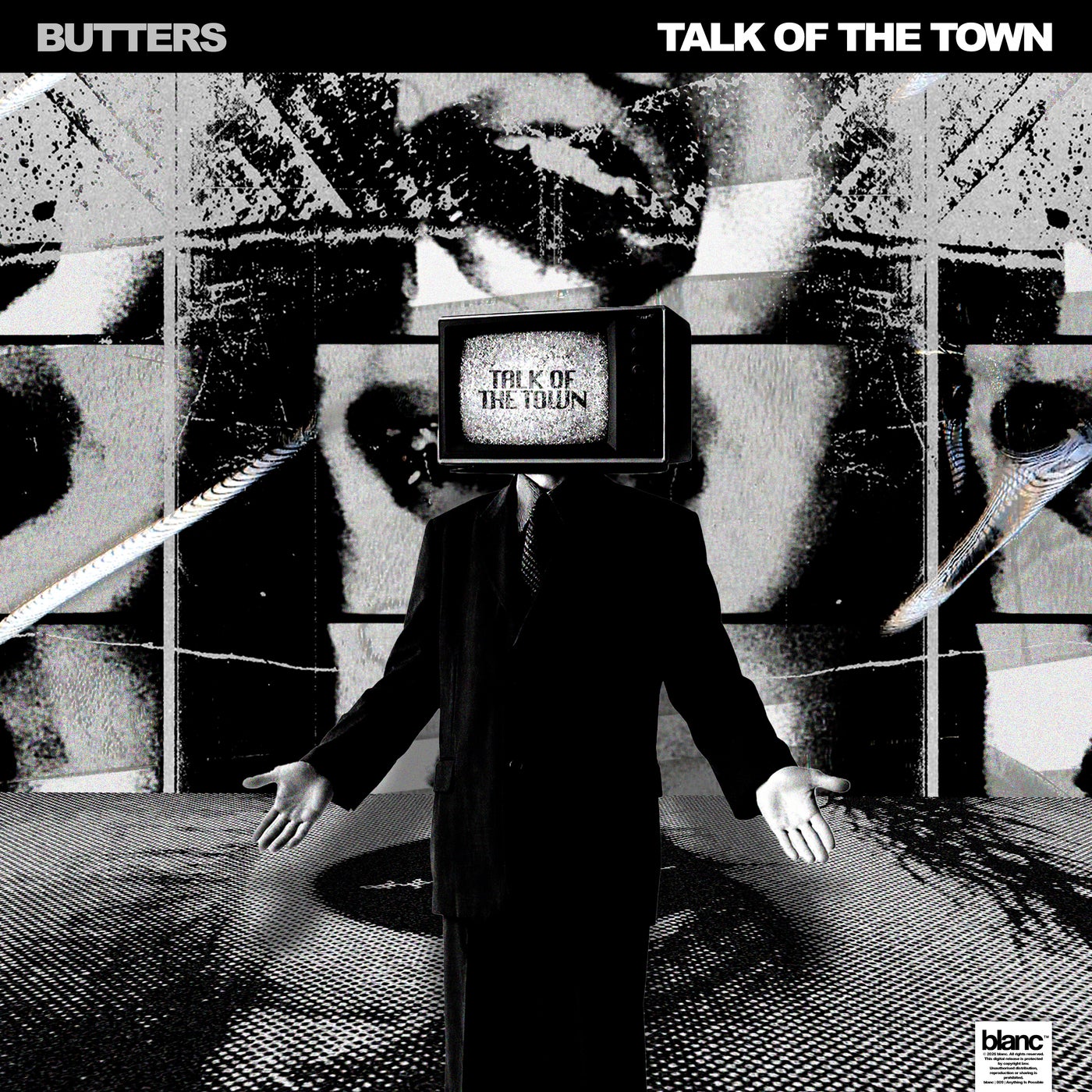 Cover - Butters (uk) - Talk Of The Town (Extended) Promo tools