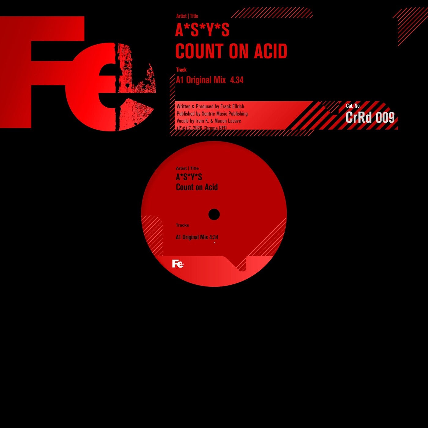 Cover - A*S*Y*S - Count on Acid (Original Mix) Promo tools