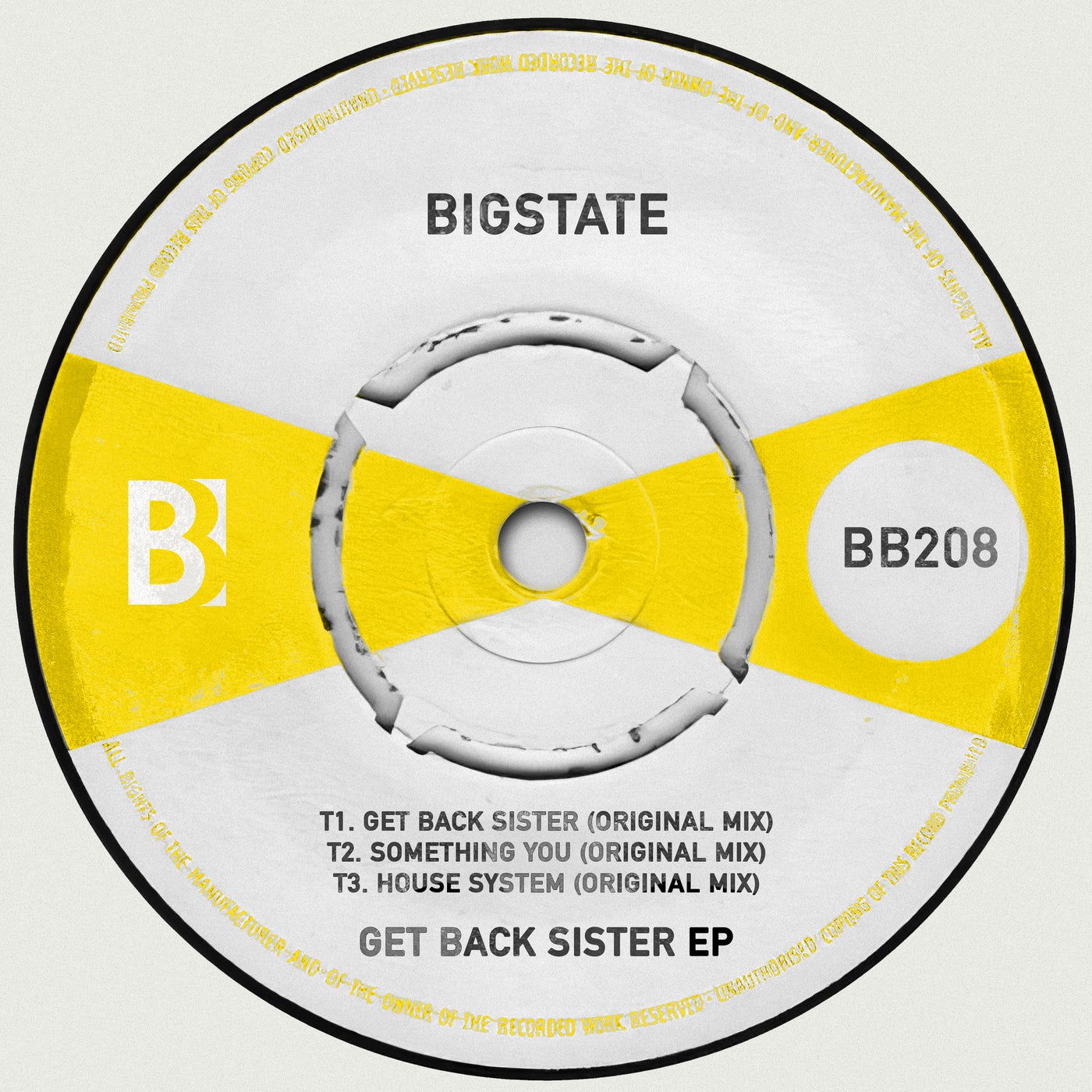 Cover - Bigstate - Get Back Sister (Original Mix) Promo tools