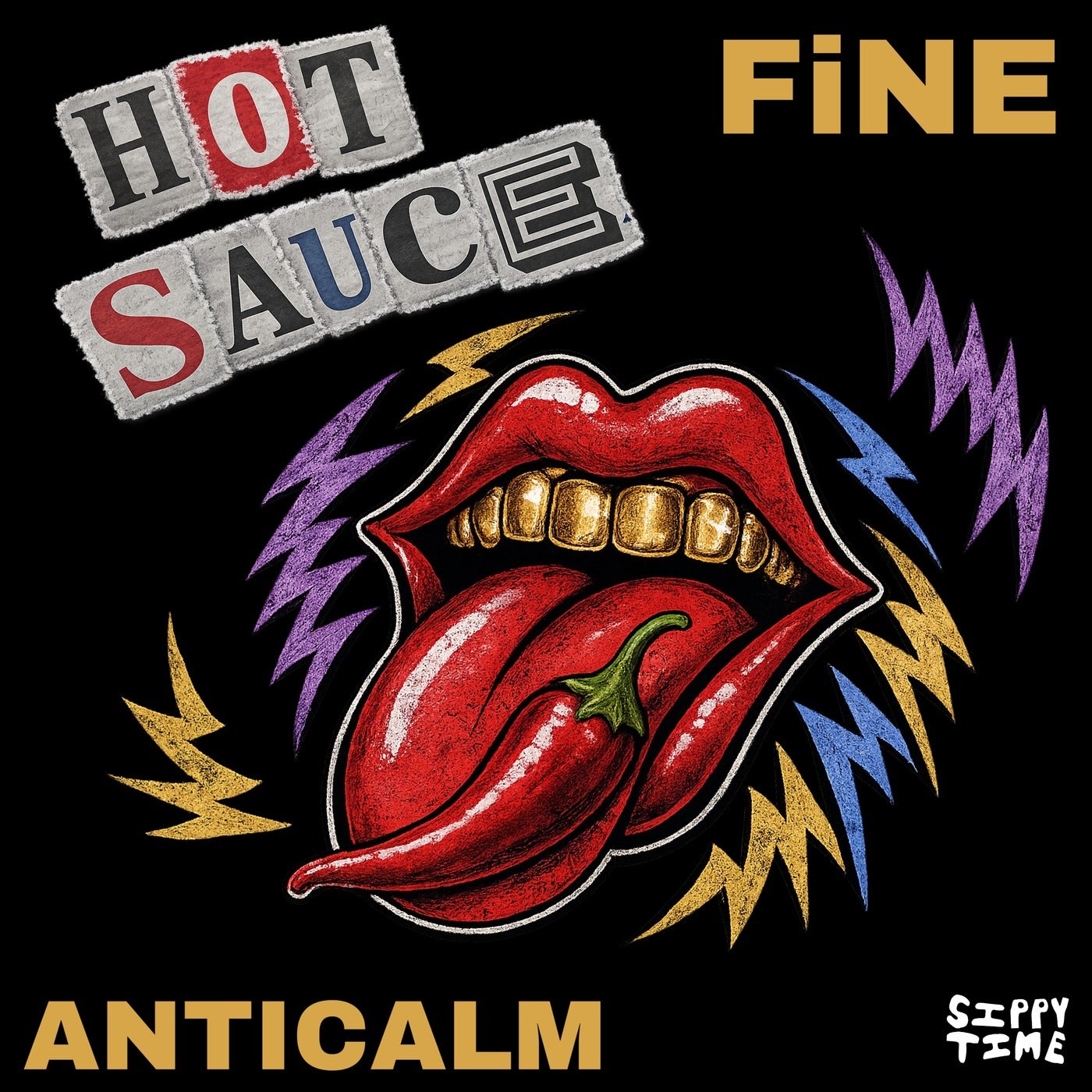 Cover - FiNE (official), ANTICALM - Hot Sauce (Extended Mix) Promo tools