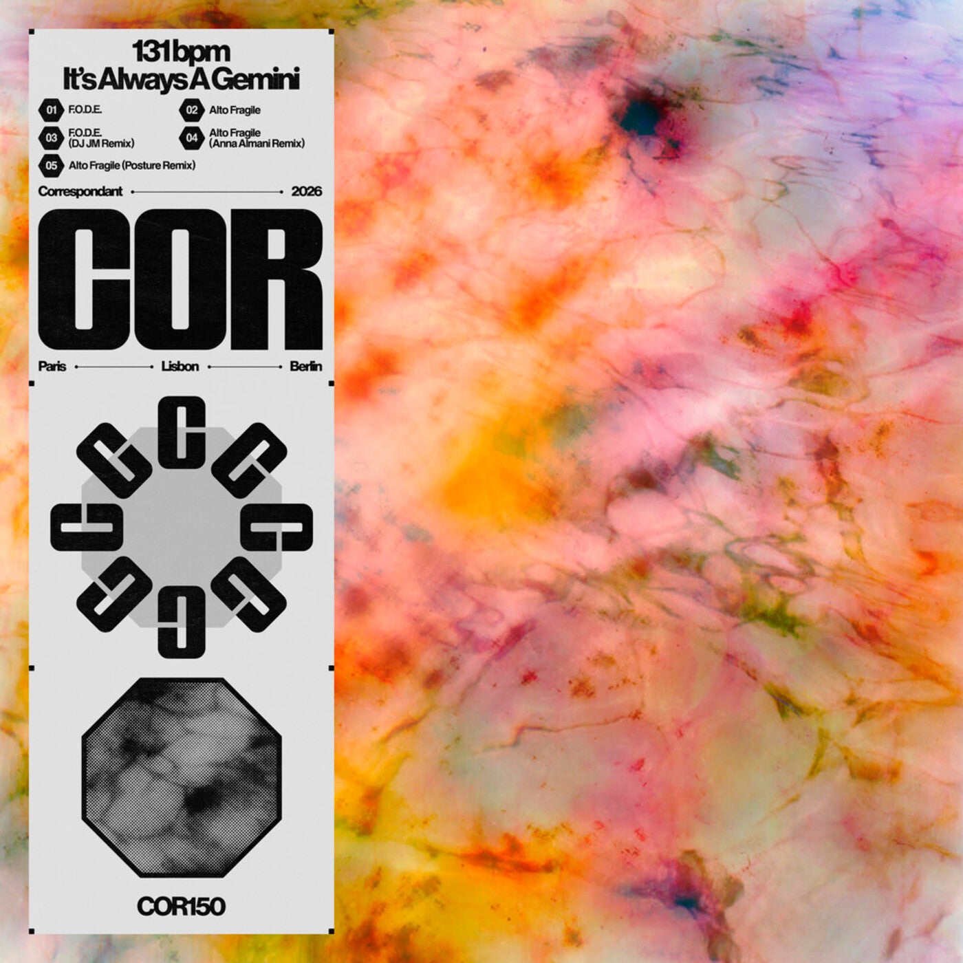 Cover - 131bpm - Alto Fragile (Anna Almani Remix) Promo tools