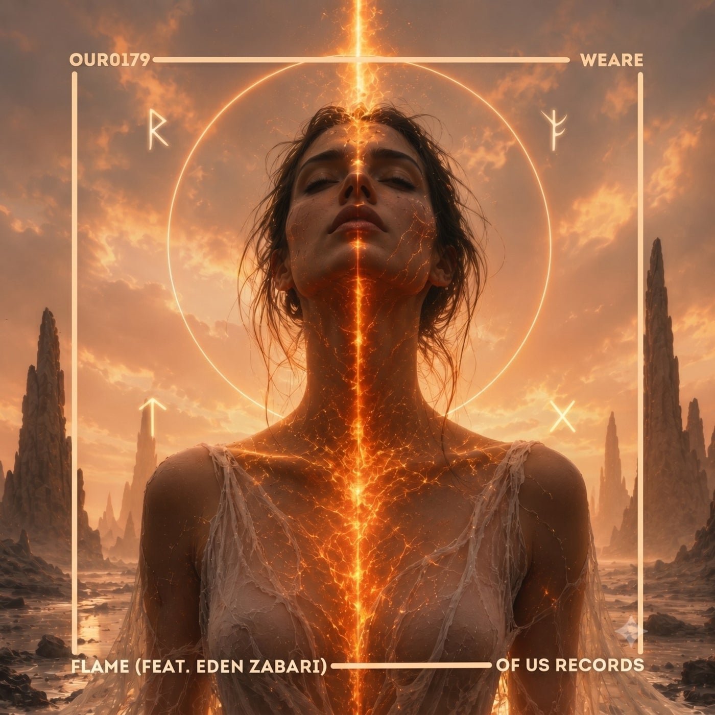 Cover - WEARE (MUSIX), Eden Zabari - Flame (feat. Eden Zabari) (Original Mix) Promo tools