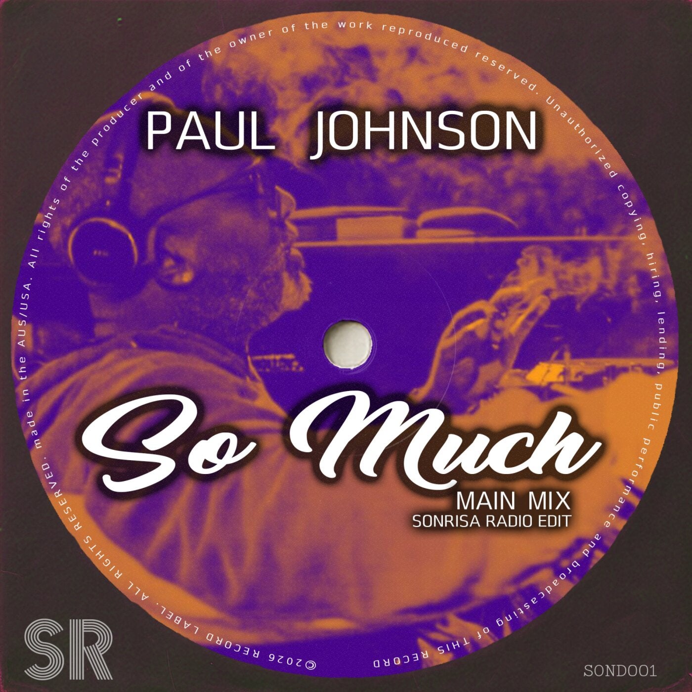 Cover - Paul Johnson - So Much (Main Mix) Promo tools