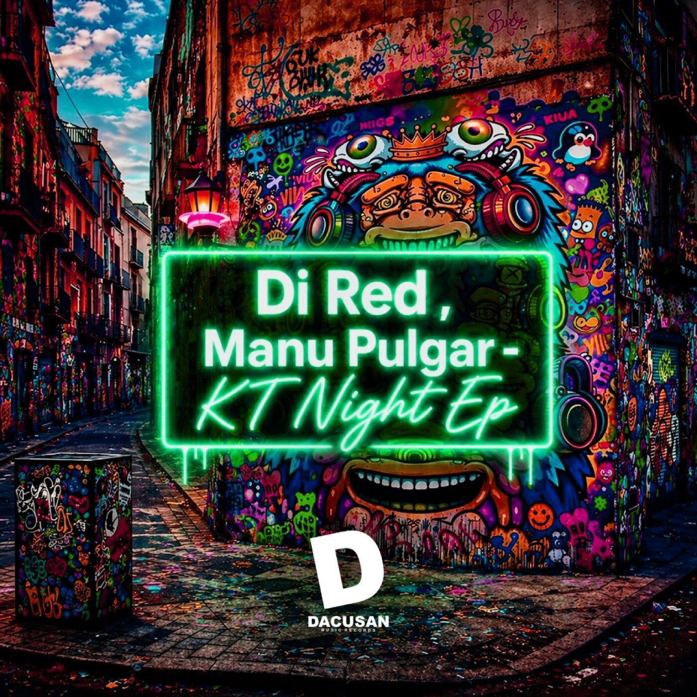 Cover - Manu Pulgar, Di Red - KT Night (Original Mix) Promo tools