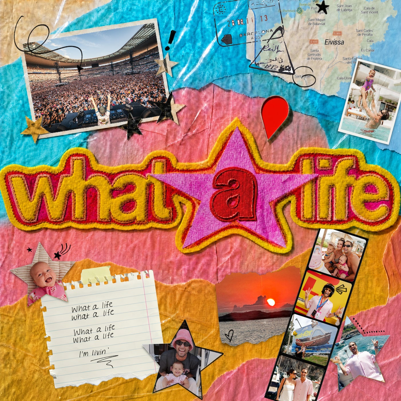 Cover - FISHER (OZ), Florence Arman - What A Life (feat. Florence Arman) (Extended Mix) Promo tools