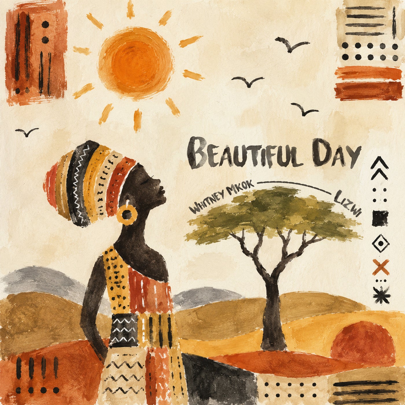 Cover - Lizwi, Whitney Mkok - Beautiful Day (Extended Mix) Promo tools