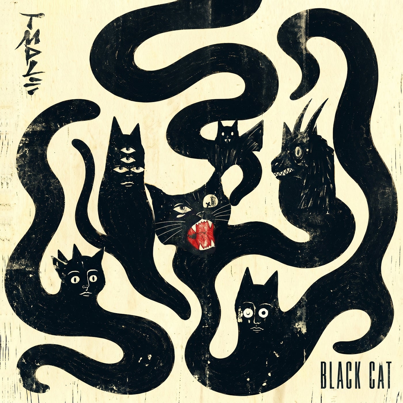 Cover - TMPLE - Black Cat (Original Mix) Promo tools