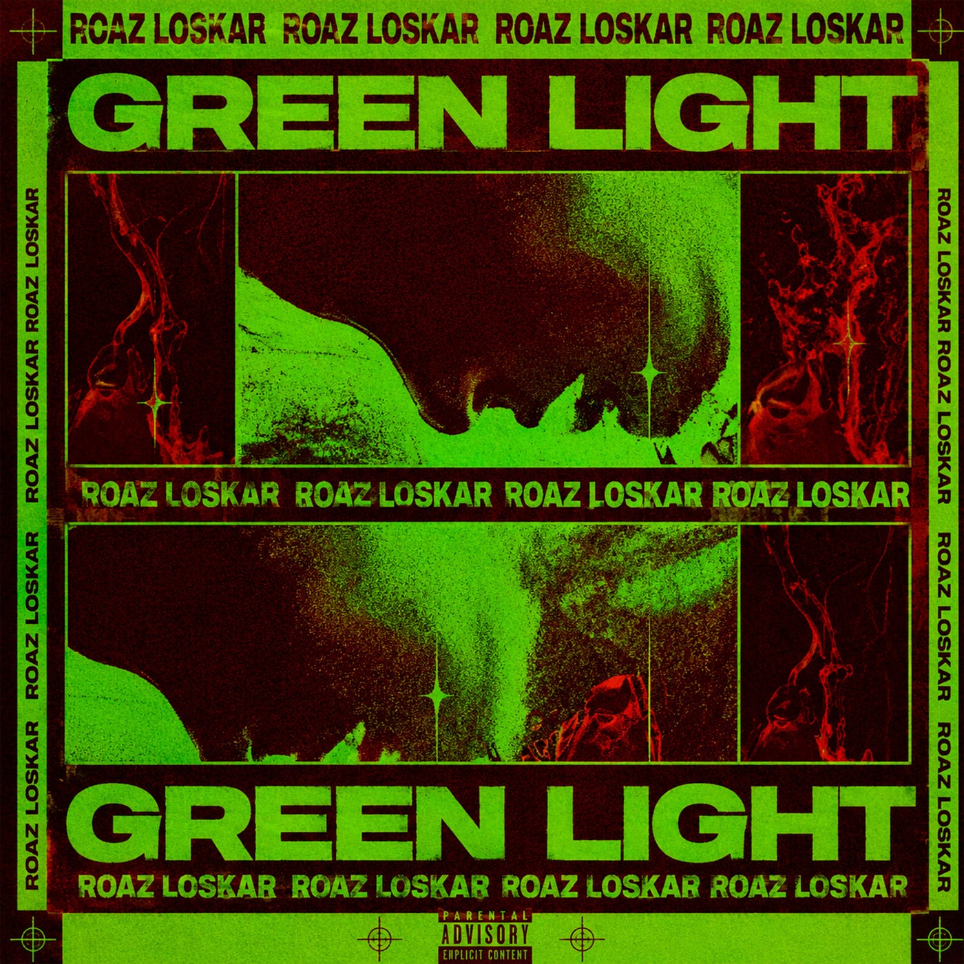 Cover - Loskar, ROAZ, Cool 7rack - Green Light (Vip Mix) Promo tools
