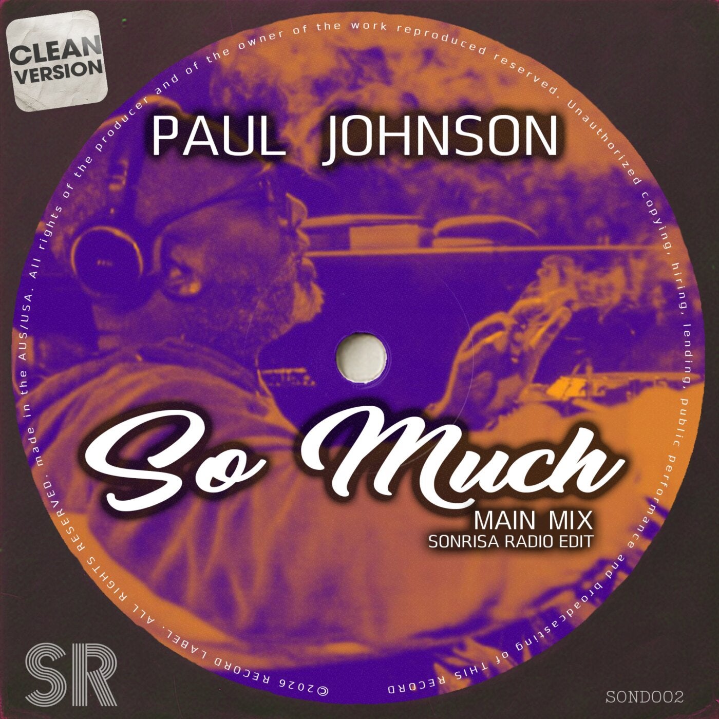 Cover - Paul Johnson - So Much (Main Mix C) Promo tools