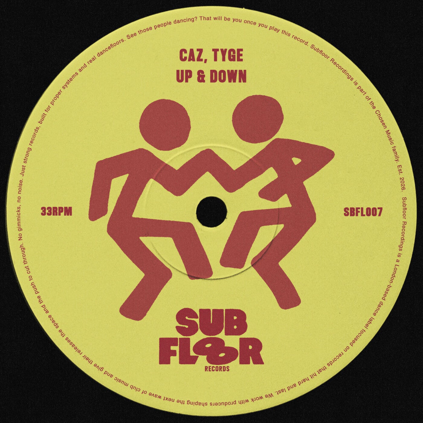 Cover - Caz, TYGE - Up & Down (Original Mix) Promo tools