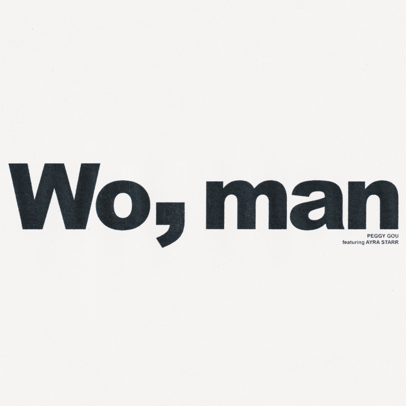 Cover - Peggy Gou, Ayra Starr - Wo, man (Original Mix) Promo tools