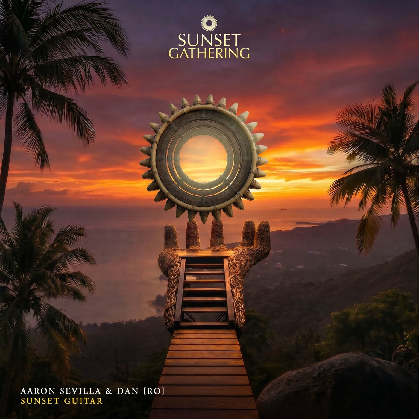 Cover - Aaron Sevilla, Dan (RO) - Sunset Guitar (Original Mix) Promo tools