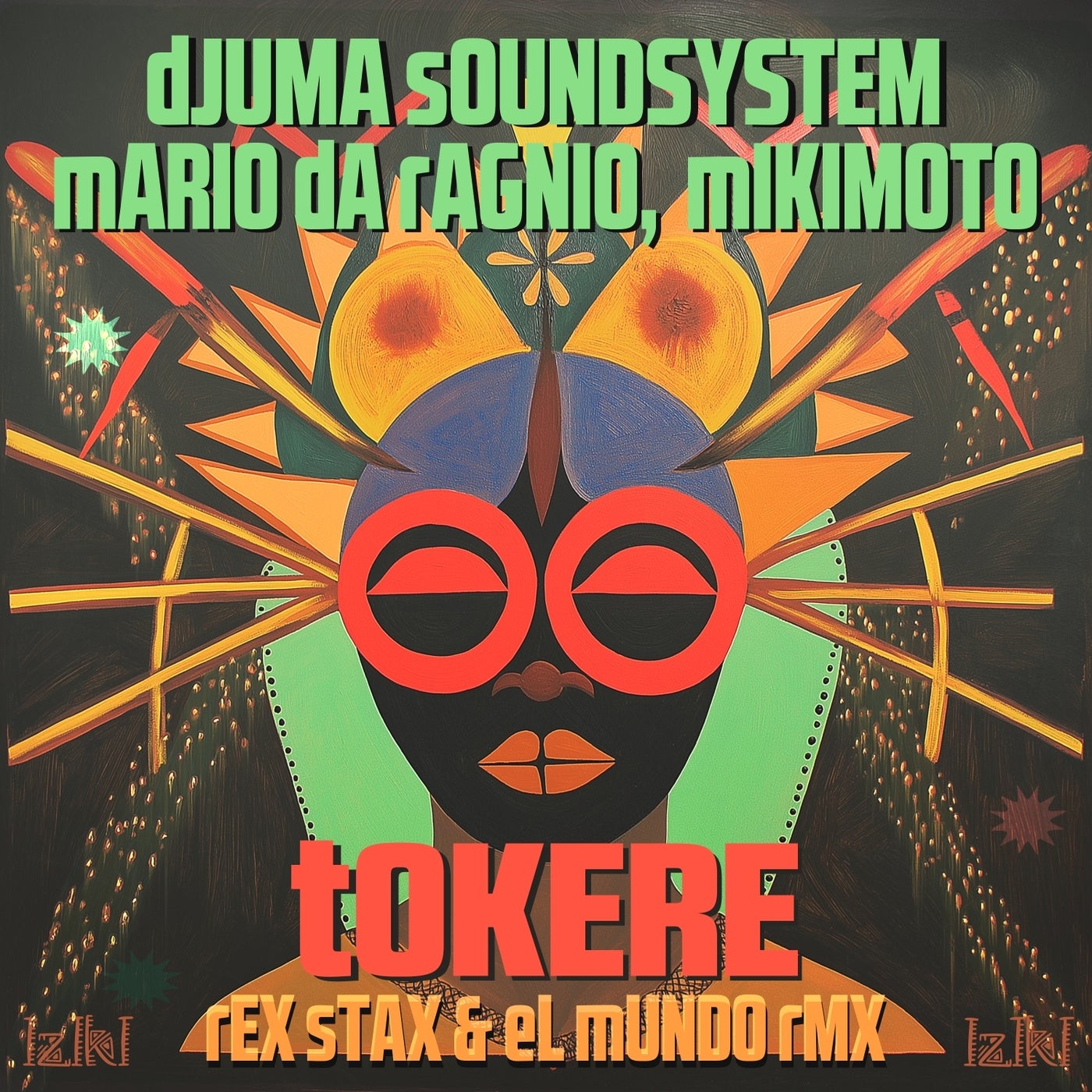 Cover - Djuma Soundsystem, Mario da Ragnio, Mikimoto - Tokere (REX STAX remix) Promo tools