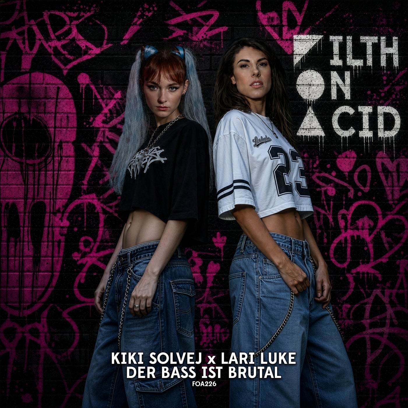 Cover - LARI LUKE, Kiki Solvej - Der Bass Ist Brutal (Original Mix) Promo tools