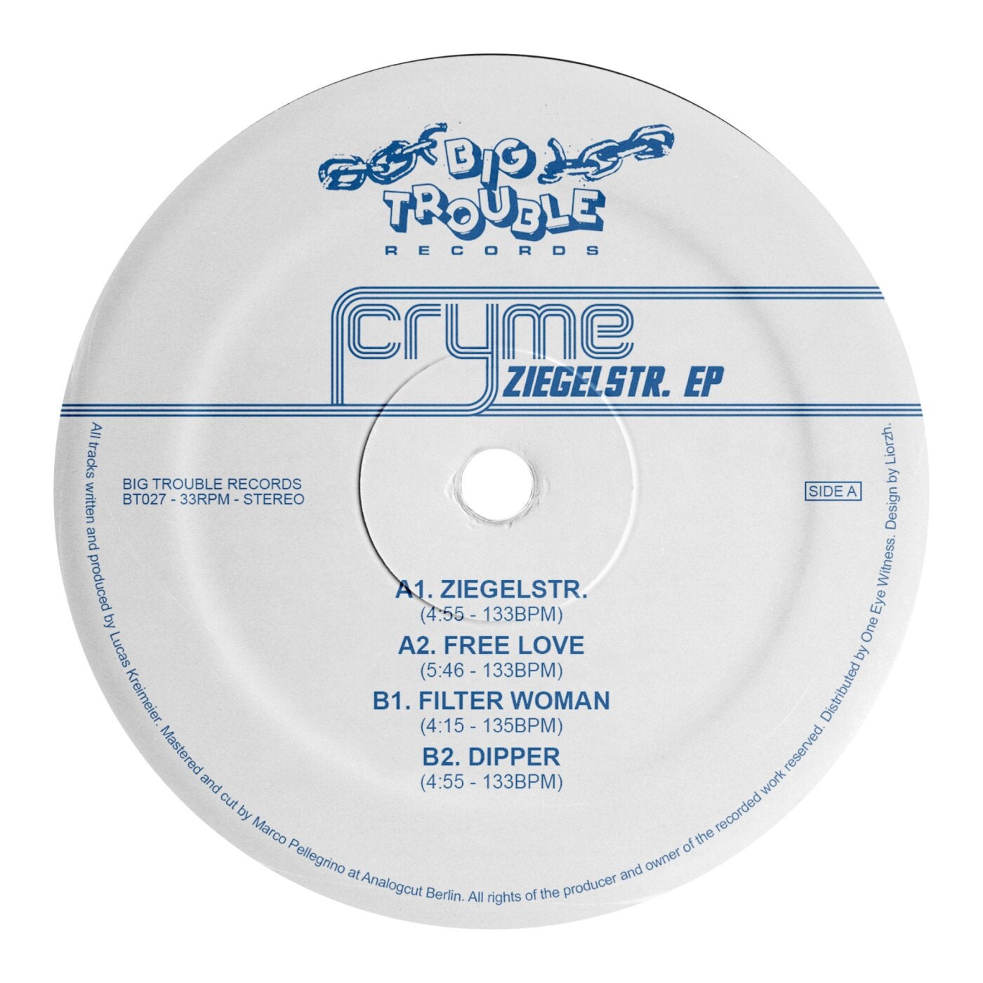 Cover - CRYME - Ziegelstr. (Original Mix) Promo tools