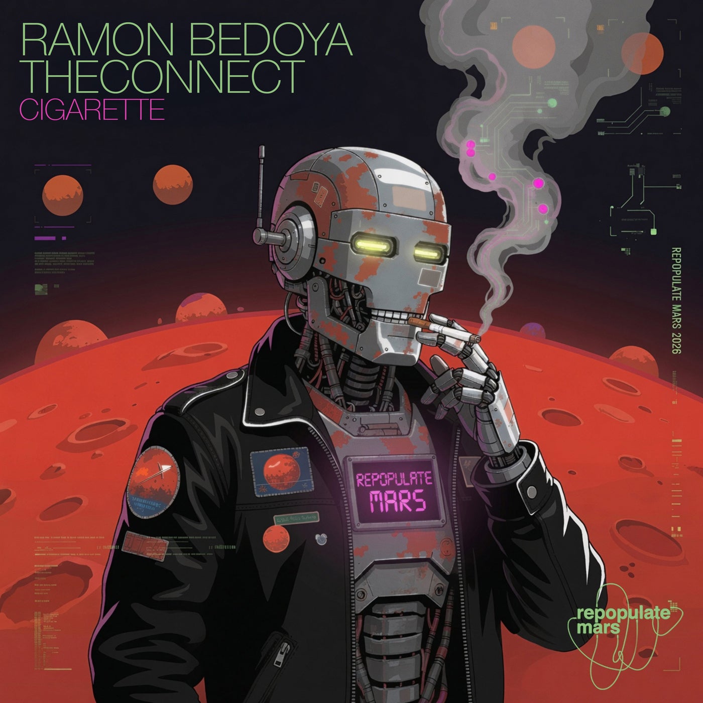 Cover - Ramon Bedoya, TheConnect - Cigarette (Original Mix) Promo tools