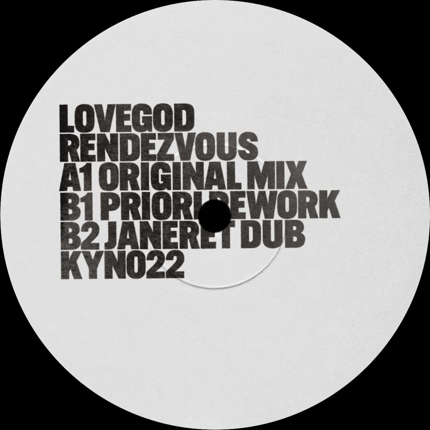 Cover - Janeret, Lovegod - Rendezvous (Janeret Dub) Promo tools