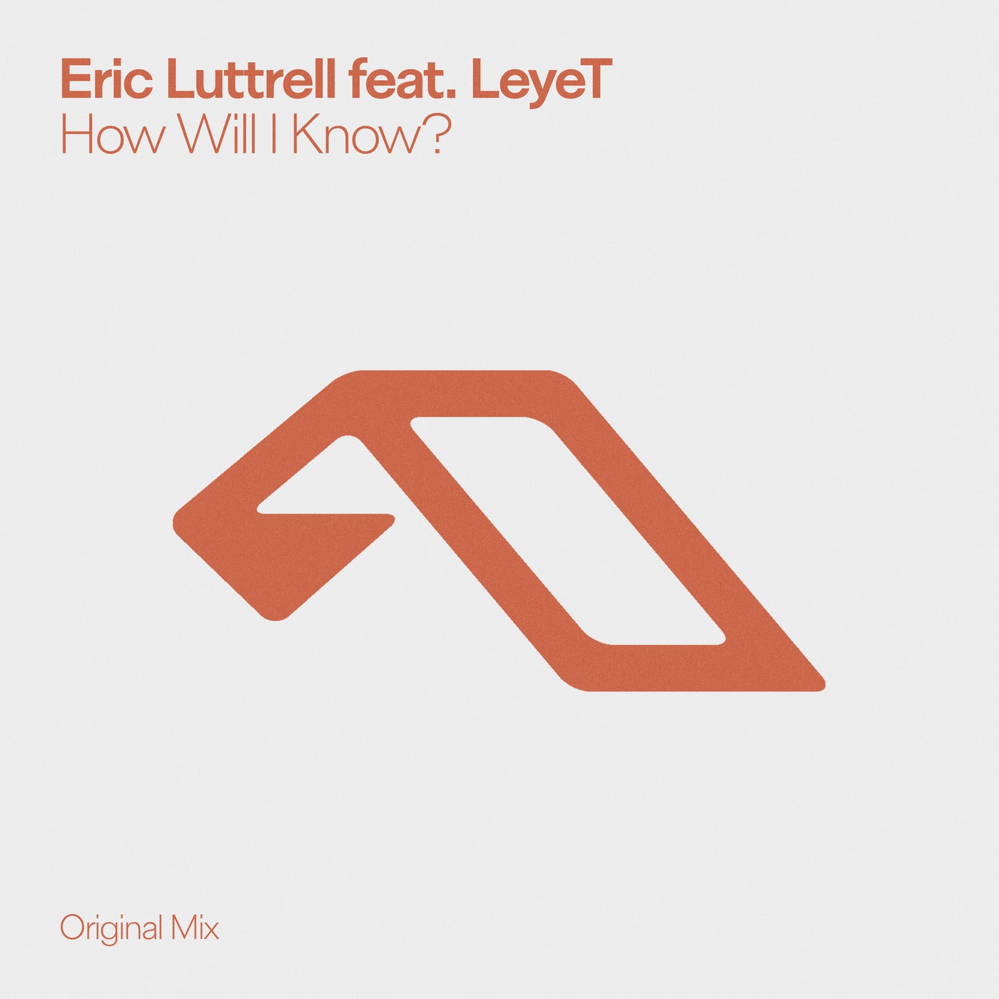 Cover - Eric Luttrell, LeyeT - How Will I Know? (Extended Mix) Promo tools