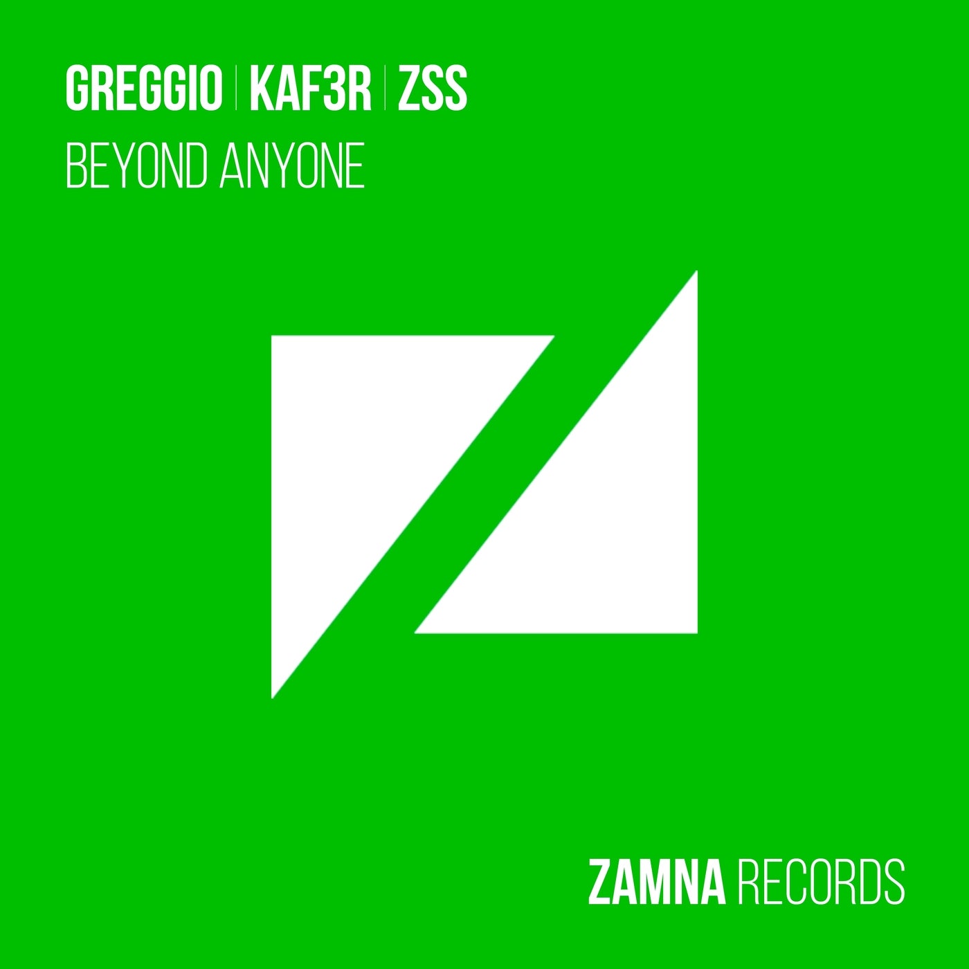 Cover - KAF3R, Greggio, ZSS - Beyond Anyone (Extended Mix) Promo tools