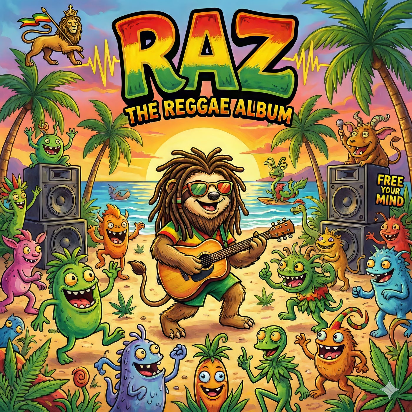 Cover - Raz - The Reggae Beat (Original Mix) Promo tools