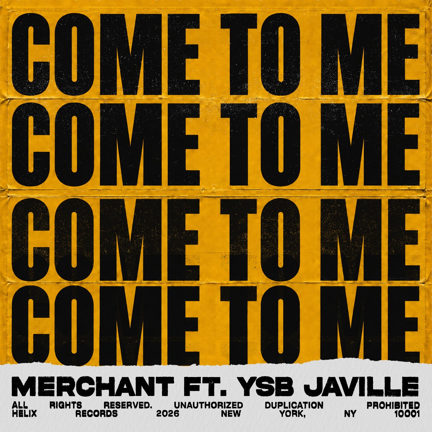 Cover - Merchant, YSB JAVILLE - Come To Me (Extended Mix) Promo tools